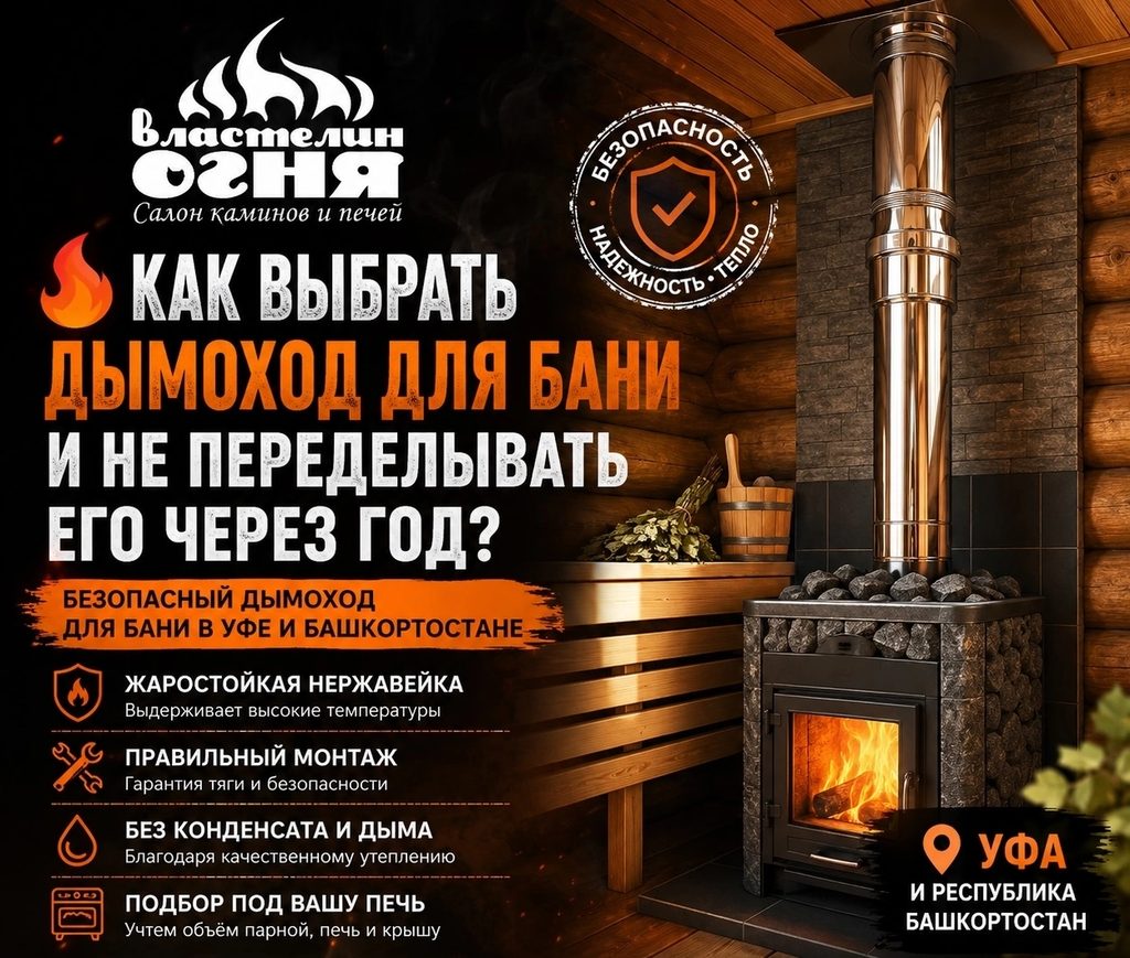 как выбрать дымоход в Уфе