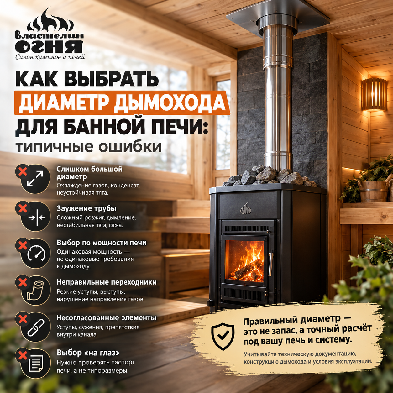 дымоход в банной печи