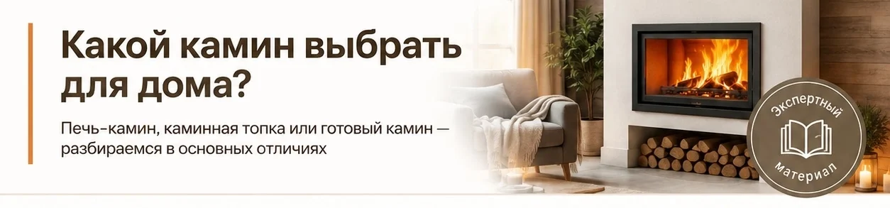 инструкция по выбору камина